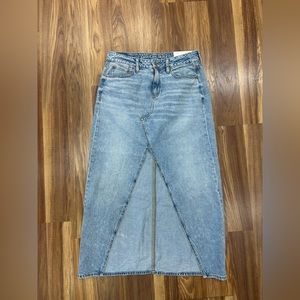 American Eagle maxi denim skirt
